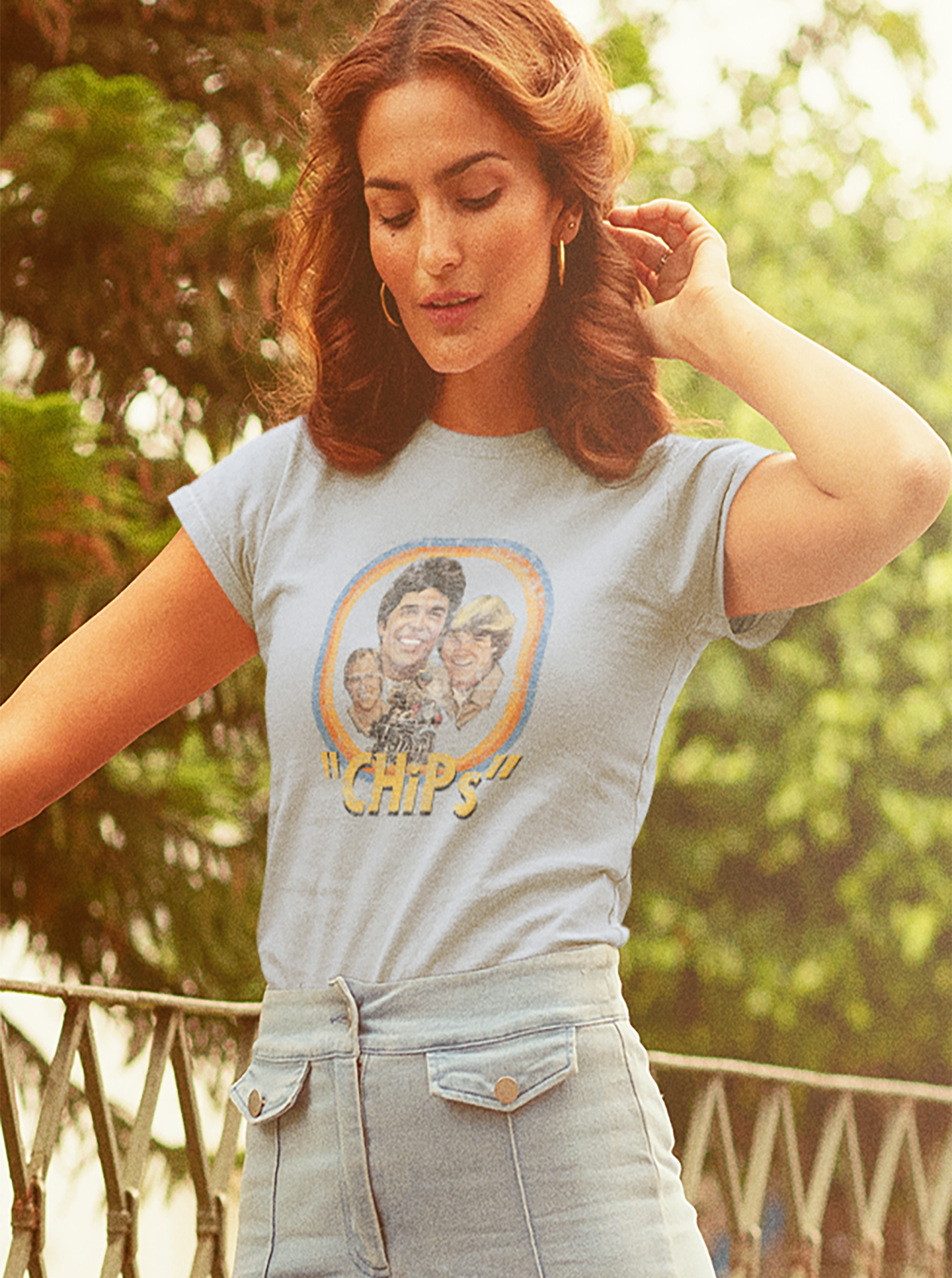 Retro 70s CHiPs Women's Tee β Ponch, Jon, & Gatraer Throwback Style!