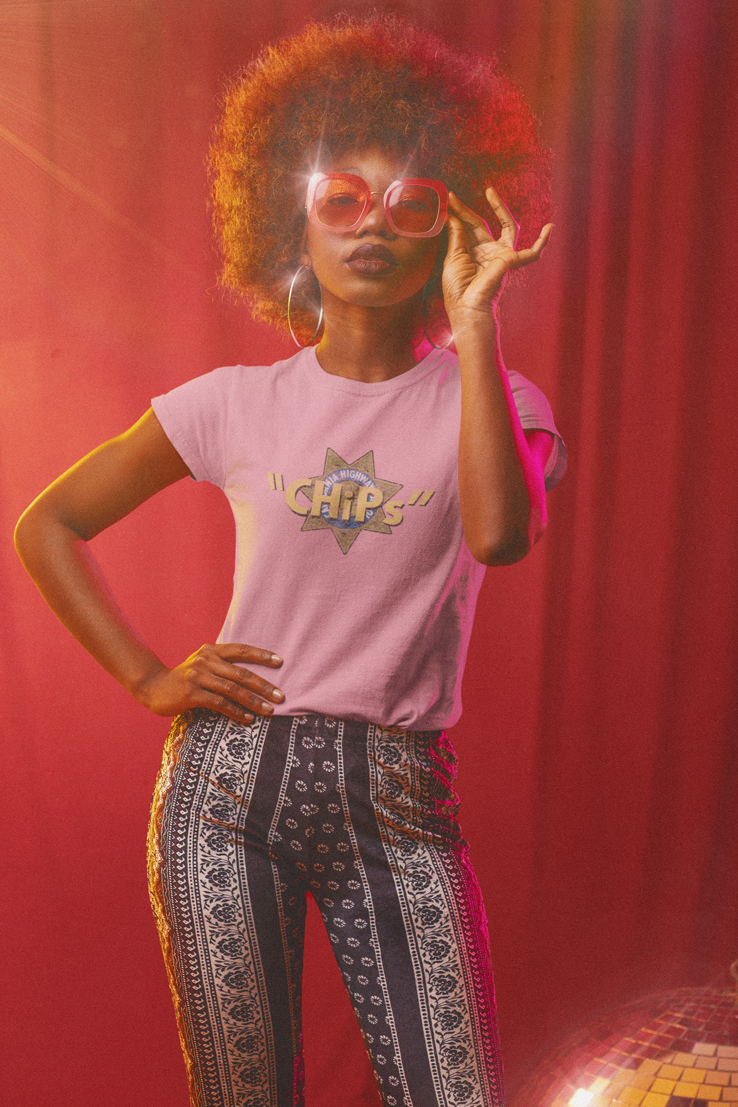 Vintage Distressed "CHiPs" Logo T-Shirt