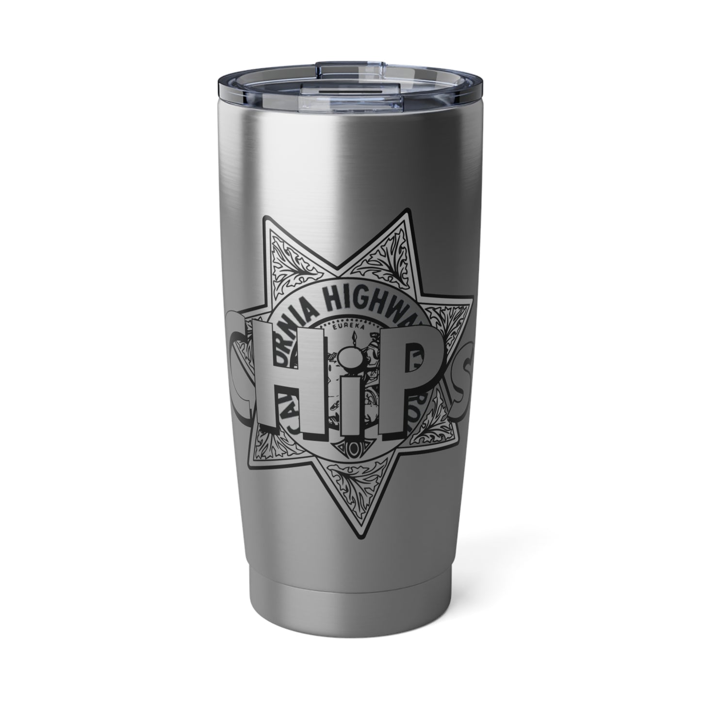 CHiPs Logo 20 oz Stainless Steel Tumbler for Thirsty Troopers