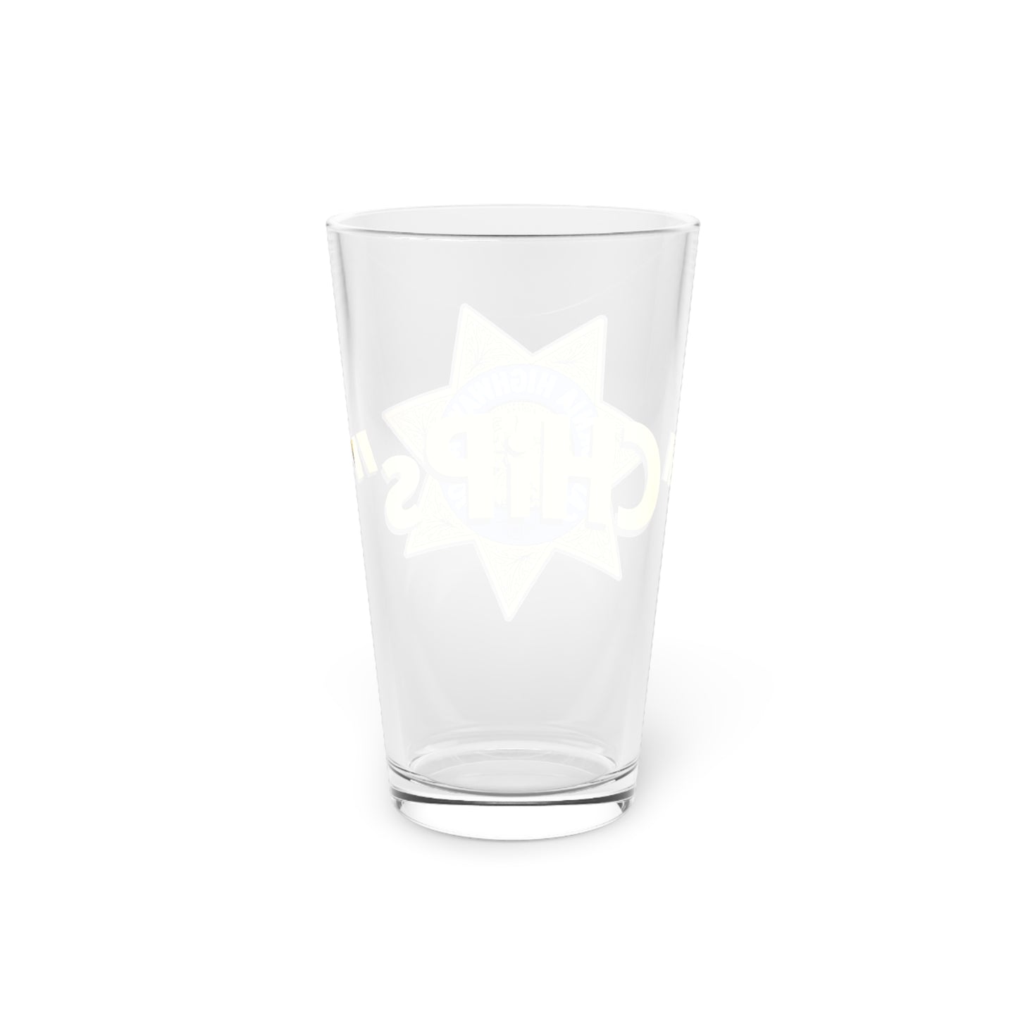 "CHiPs" LOGO Pint Glass, 16oz