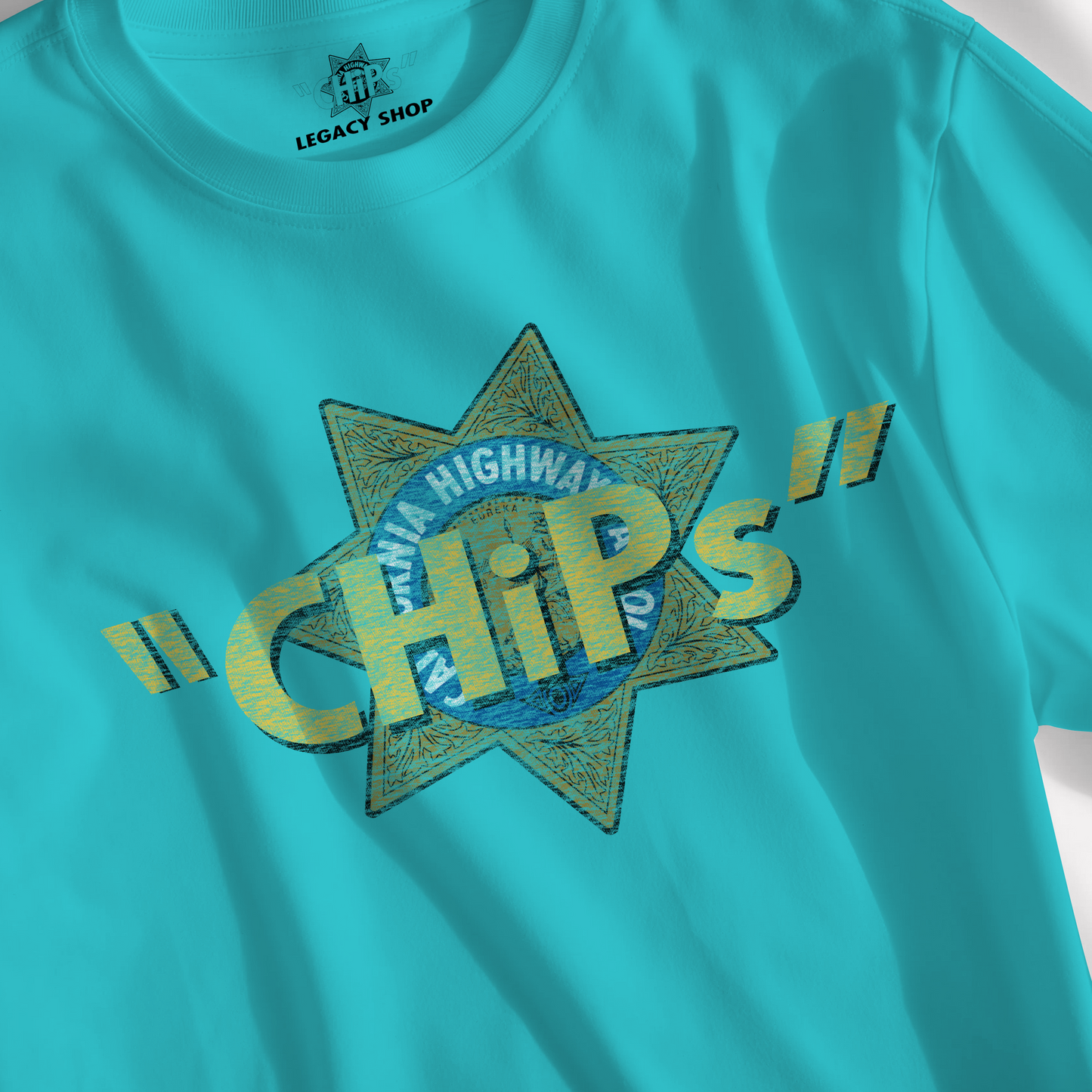 Vintage Distressed "CHiPs" Logo T-Shirt