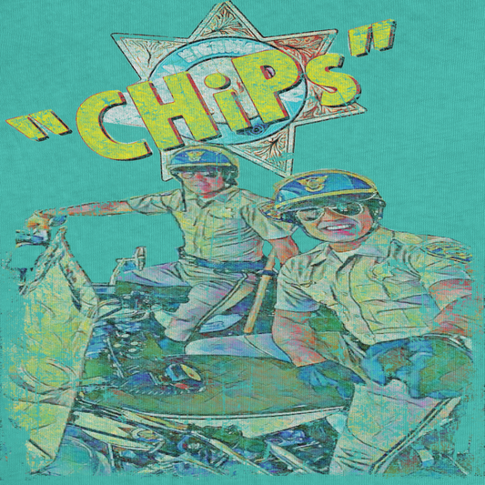 CHiPs Ponch and Jon Women's TShirt-Legacy Shop Exclusive!